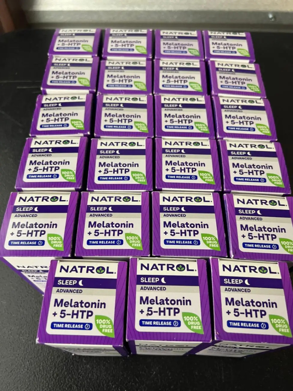 2x Natrol Advanced Sleep Melatonin + 5-HTP Time Release 60 Bi-Layer Tablets