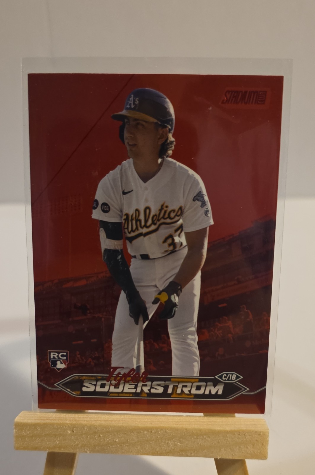 2024 Topps Stadium Club - Tyler Soderstrom #215 Red Foil (RC)