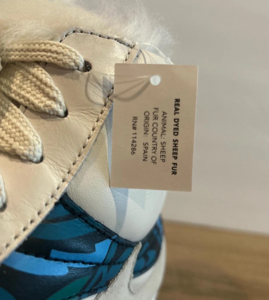 Zapatillas Coach para mujer talla 6 con piel de oveja real nuevas con etiquetas y caja Foto 3 de 4