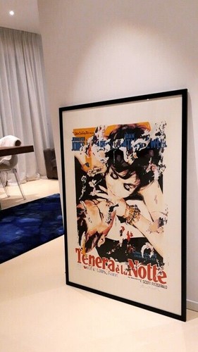 Mimmo ROTELLA: Tenera è la notte,Serigrafia e Collage, Pop Art, glamour,vintage - Foto 2 di 6