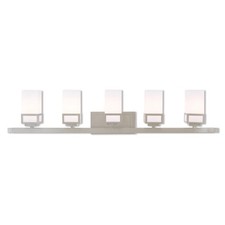 Livex Lighting 10085-91 Harding Bathroom Vanity Light Brushed Nickel