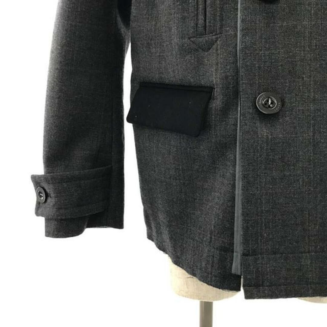 Sacai Sakai 2022 AW CHECK BONDING JACKET Cut Off 1 Gray Mens Sacai Sakai 2022 AW CHECK BONDING JACKET Cut Off 1 Gray Mens