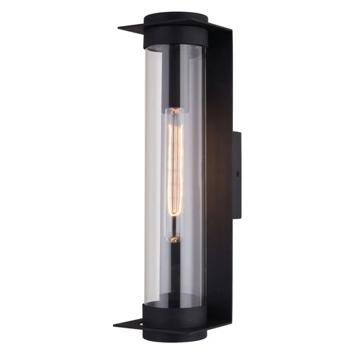 Vaxcel Lighting T0712 Brighton Park 18" Tall Wall Sconce - Black - Picture 1 of 10