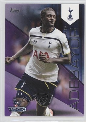 2014 Topps Premier Gold Purple 31/50 Emmanuel Adebayor #136 1u6