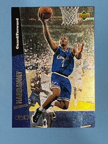 ~ ANFERNEE HARDAWAY 1996-97 Upper Deck Folz Mini # 2/48 Orlando Magic Rare ~