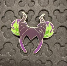 New WDW Hidden Mickey Wave A 2026 Maleficent Sleeping Beauty Mickey Headband Pin