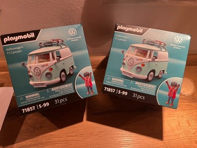 Playmobil VW T1 Campingbus   Surfbrett, offenes Dach, Strand-Abenteuer
