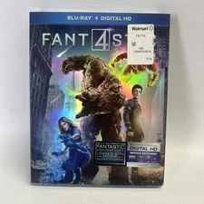 Fantastic Four (Blu-ray & Digital, 2015) W/ Slipcover, Marvel, Miles Teller ……..