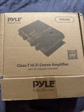 PYLE PFA300 - 90 Watt Class-T Hi-Fi Stereo Amplifier with AC Adapter Included