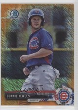 2017 Bowman Chrome Prospects Orange Shimmer Refractor 23/25 Donnie Dewees 5sb
