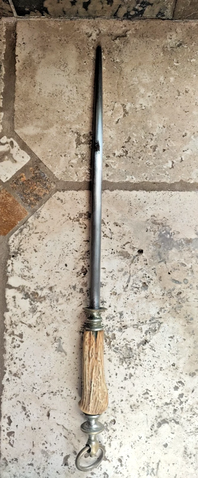 Vintage F Dick Arrow Logo Stag Horn Honing Steel Rod Knife Sharpener 20" Germany
Opens in a new wind