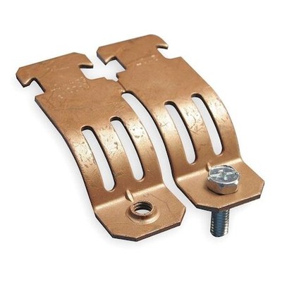 Nvent Caddy Copc0200cp Copper Tubing Strut Clamp,Size 2 In
