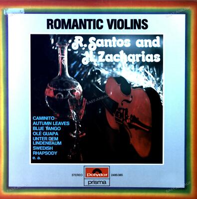 R. Santos And H. Zacharias - Romantic Violins LP (VG/VG) .