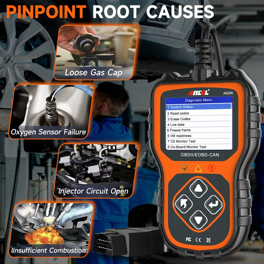 Automotive Scanner Code Reader OBD2 Check Engine Fault Car Diagnostic Scan Tool  image 8
