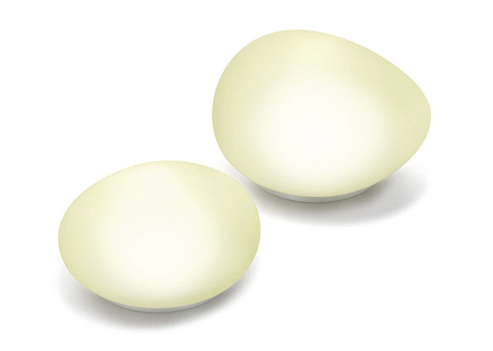 2x LED Solar Leuchtstein Solarleuchte Garten Gartenlampe Leuchte Lampe Glas NEU - Bild 2 von 3