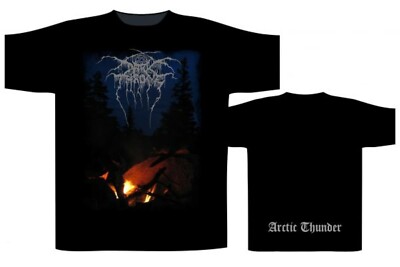 DARKTHRONE - ARCTIC THUNDER CD COVER Official SHIRT LG New blaze sky under moon