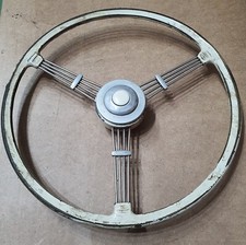 Porsche 356 Mercedes BMW VW Hot Rod Banjo Steering Wheel Original Very Rare
