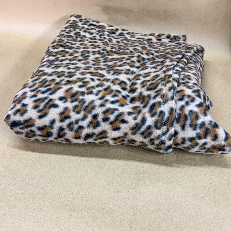 Leopard Print Snuggie Wild Side Super Soft Fleece Blanket with Sleeves with Box - Image 4 of 4