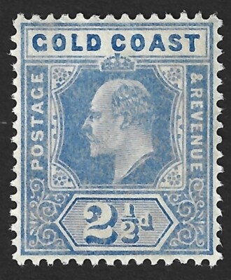 Gold Coast King Edward VII 1907-13 2 1/2d MNG mint no gum. SG 62 £23 | eBay