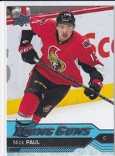 16/17 UD SERIES 1 NICK PAUL YOUNG GUNS RC SP ROOKIE #219