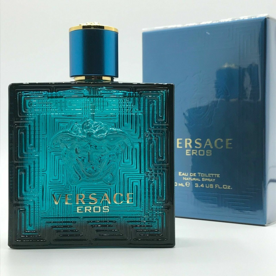 Versace Eros Men Cologne Spary 3.4 oz 100 ml New In Sealed Box eBay
