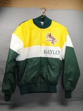 Vintage 1990 Baylor Bears Speedline Basketball Jacket Daiwa Japan NCAA Size L