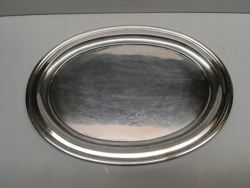 Vintage International Sterling Silver W10 Oval Tray 10” 225g - Picture 2 of 11