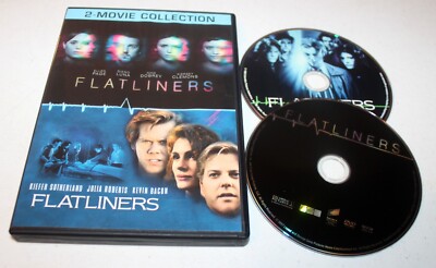 Flatliners (1990) & Flatliners (2017) 2 Movie Collection (DVD, 2019, 2 Discs) VG