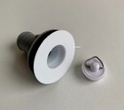 White Sink Waste Outlet 3/4" Straight Plug Hole Caravan Motorhome Camper 82006