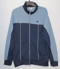 Vintage Nike Gray Tag Track Jacket MEDIUM 2000s Y2K Blue / Pockets / Polyester