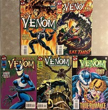 Borsa/tavola Venom Sinner prende tutte le 1-5 serie complete complete lotto Marvel 1995