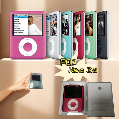  ''New''Sealed Apple iPod nano 3rd Generation ( 4/8GB ) Retail Box warranty gift 