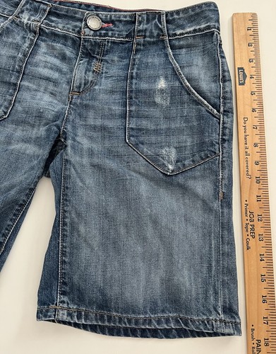 DKNY Jeans Women’s Denim Bermuda Meromex 4 Pockets Shorts Size 6 Waist 32” EUC - Picture 5 of 12