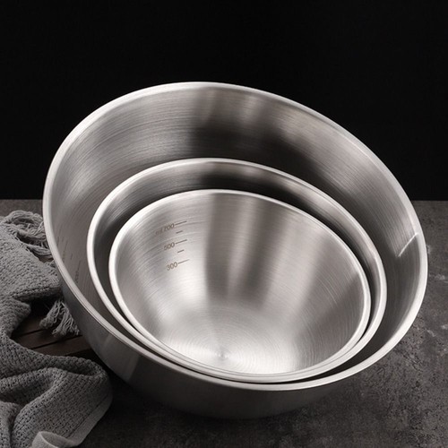 Stainless Steel Soup Rice Bowl Anti-Scalding Dish Container Food Tableware - Picture 8 of 20