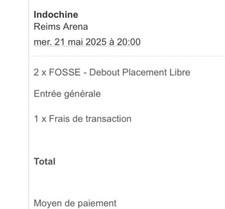 place concert indochine 21 mai