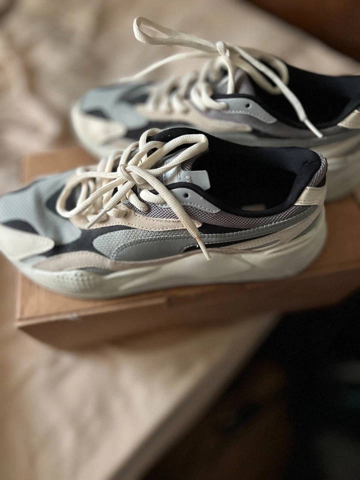 Puma RS-X3 Puzzle trainers in Off White Sz 10.5 M Sz 12 W 371570-01 Unisex - Image 4 of 4