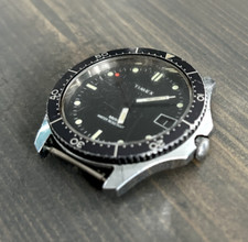 Timex Vintage Mechanical Wind Up Watch Red Do...