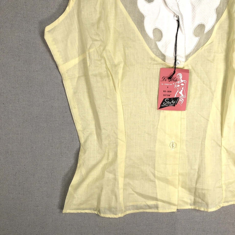 Chaleco Rockabilly Vintage Años 50 60 Nuevo de Lote Antiguo Talla Pequeña De Milo Stein-Tex Nuevo Para Mujer J23 Foto 3 de 4