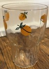 Set Of 3 Vintage Orange Fruit 🍊Juice Glasses Vintage Orange Juice Glasses — photo 8