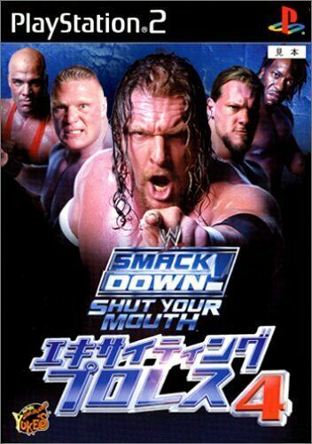 Jeu PS2 WWE SmackDown : Shut Your Mouth – Complet Avec Boîtier Et Notice, Super état !