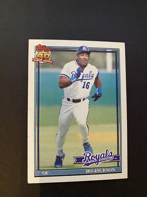 Bo Jackson - Topps Baseball Card - 1991 | eBay