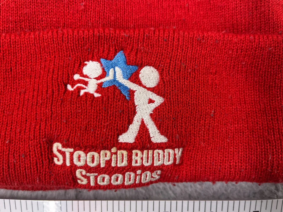 Stoopid Buddy Stoodios Gorro Toque Adulto Talla Única Rojo Robot Pollo Seth Verde Foto 2 de 4