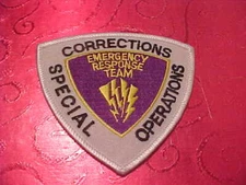 PRINCE GEORGE'S MARYLAND D.O.C. -E.R.T. POLICE PATCH SHOULDER SIZE 3 1/2 X 3 1/4