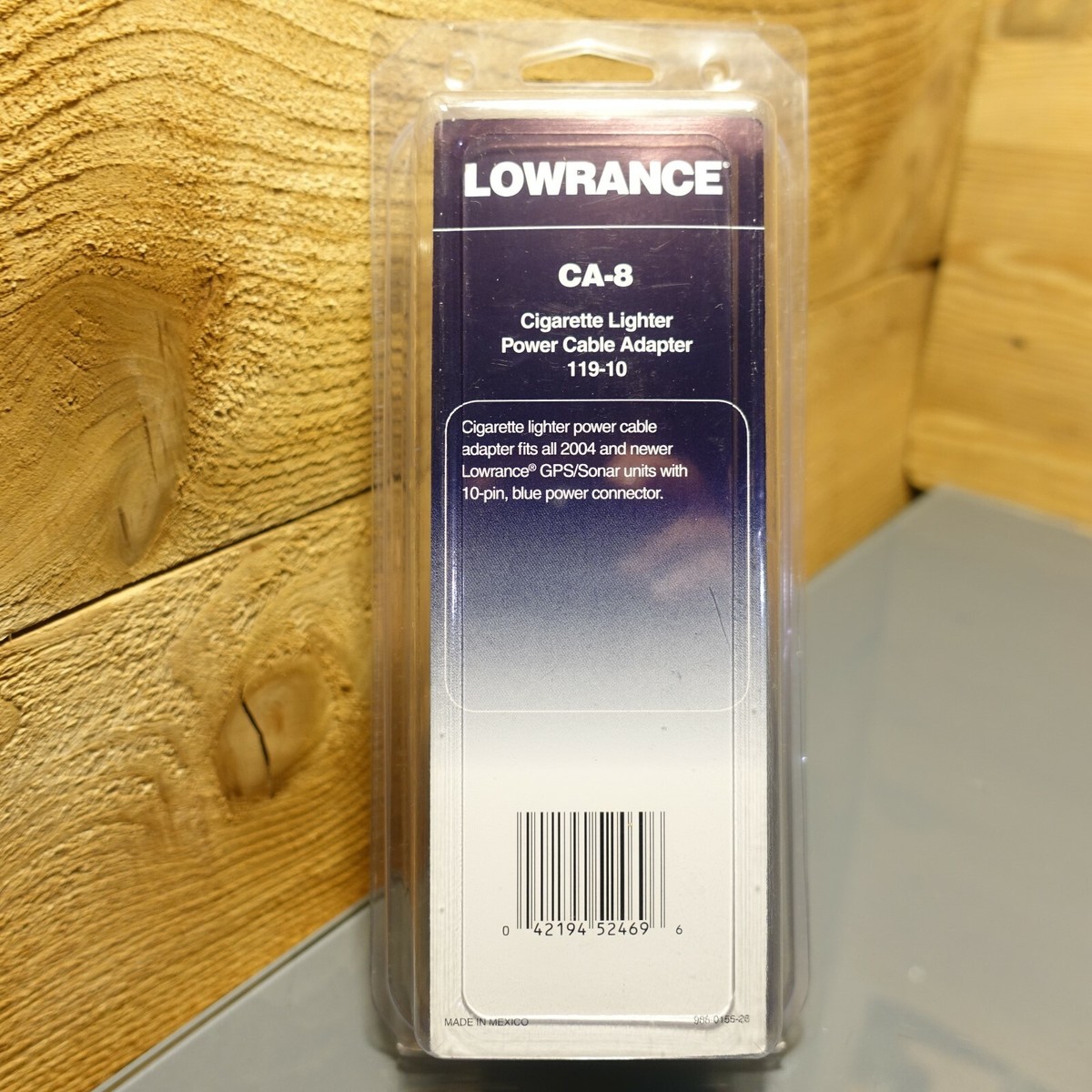 Lowrance Ca-8 Cigarette Lighter Power Cable Adapter 119-10 for sale online 