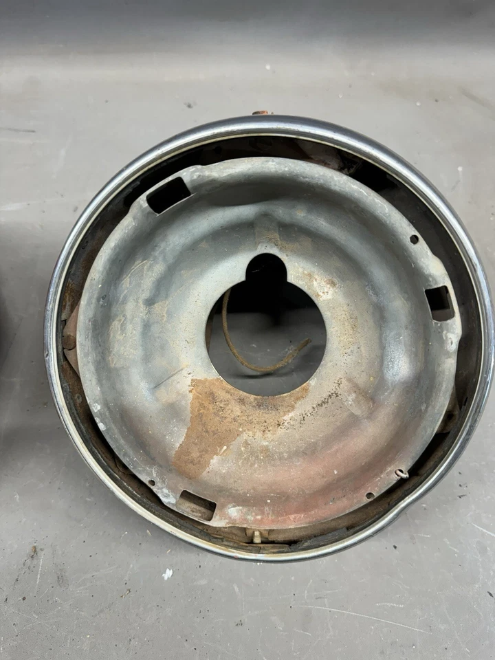 1938 1939 1940 Chevy COE faros cucharones cabina sobre motor faros luces principales Foto 3 de 4