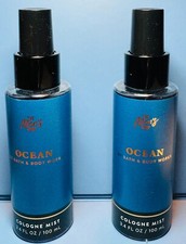 NEW MEN'S OCEAN 2PK TRAVEL COLOGNE MIST Bath Body Works SHIPS FREE