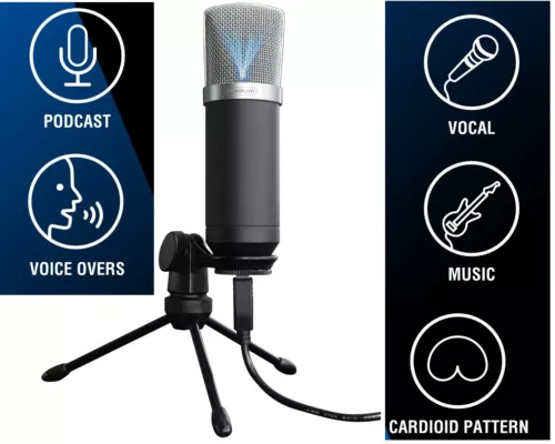 Stadium MEMUSB USB MIC Studio Microphone Podcast Youtube Skype