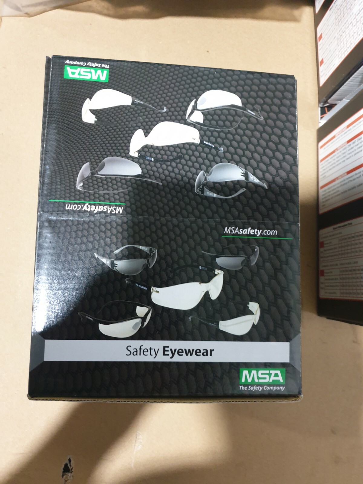 2X MSA Nullarbor Nex Gen Eyewear Amber Hard Coat Lens Flex Arms Safety