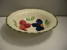 Blue Ridge Southern Potteries "Opposites" Serving Bowl 9" Diameter USA VGC 