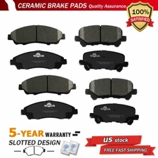 Front & Rear Ceramic Disc Brake Pads for Honda Pilot, Acura MDX, Honda Ridgeline